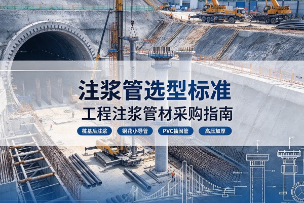 特克斯注浆管选型标准