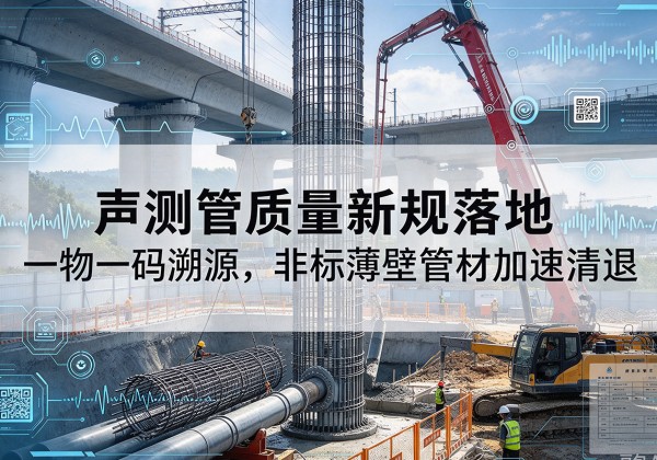 特克斯声测管质量新规落地，一物一码溯源，非标薄壁管材加速清退
